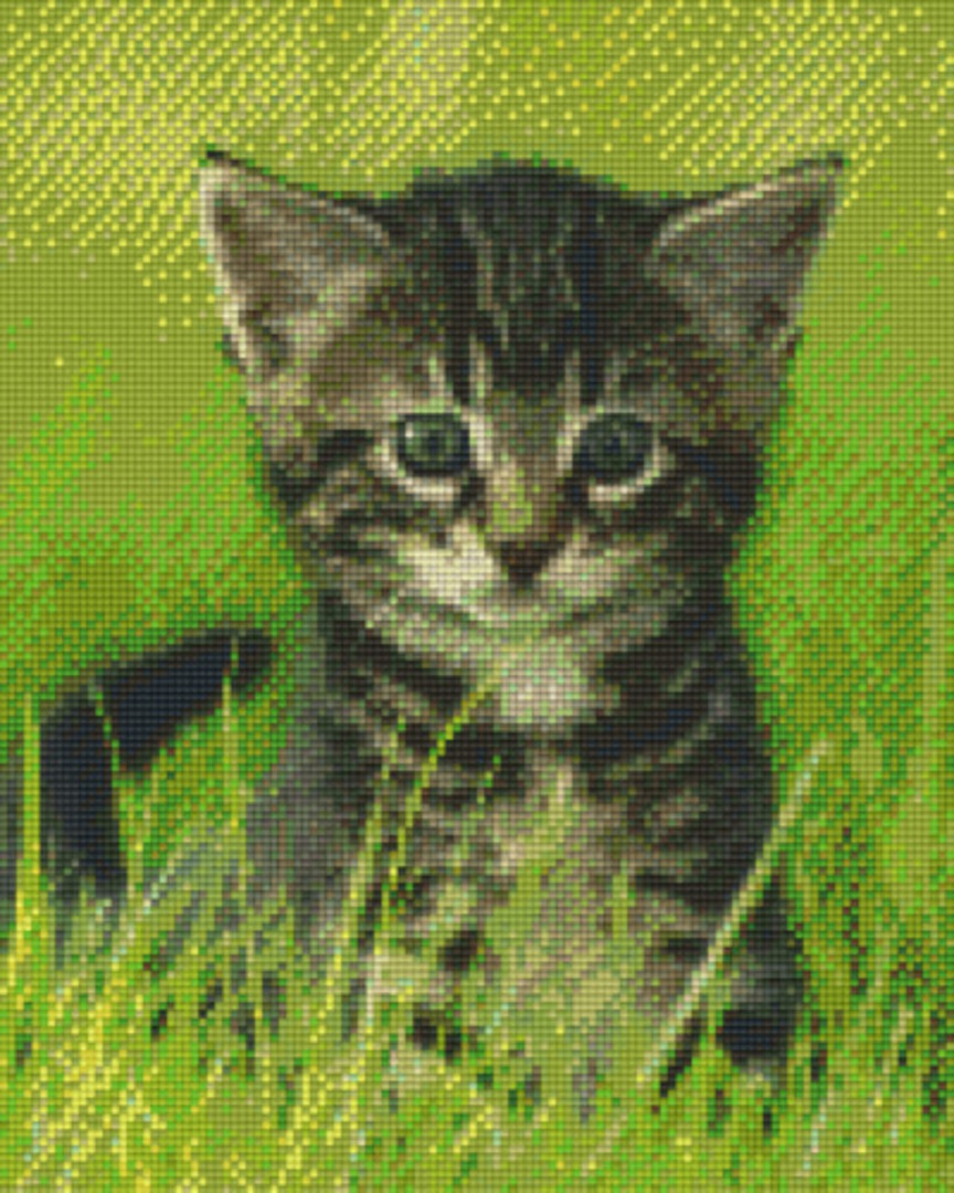 Little Kitten Nine [9] Baseplate PixelHobby Mini-mosaic Art Kit image 0